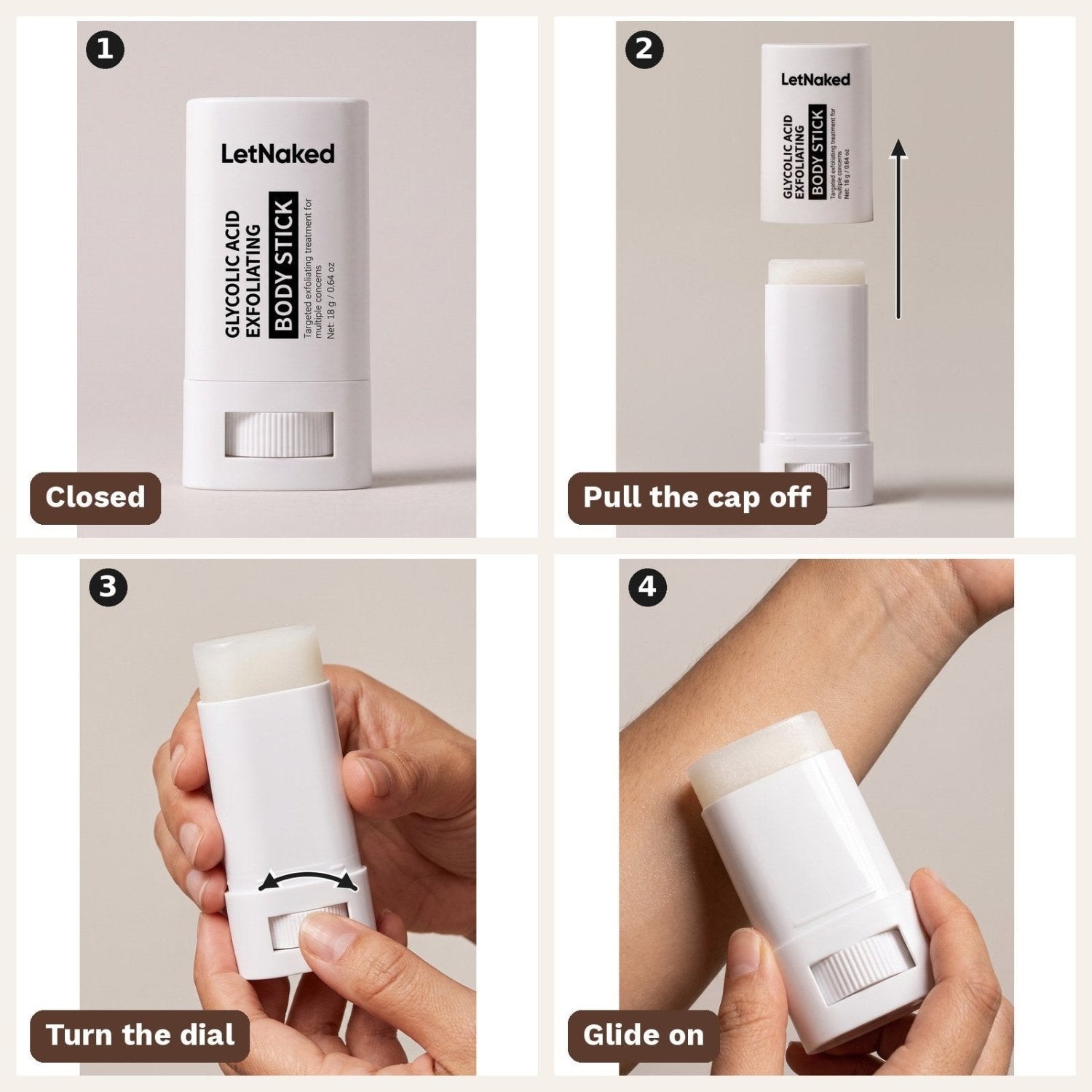 LetNaked Body Stick - LetNaked -
